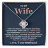 to my beautiful wife necklace