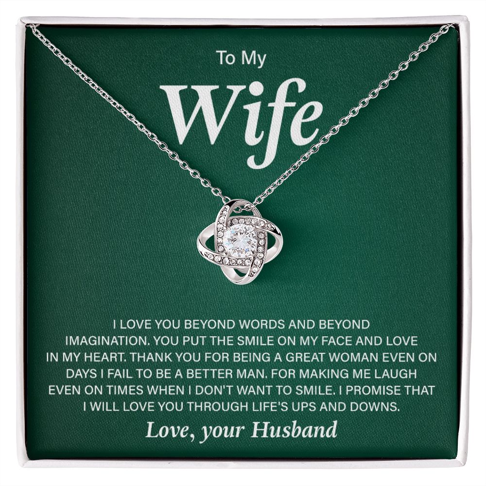 to my wife necklace