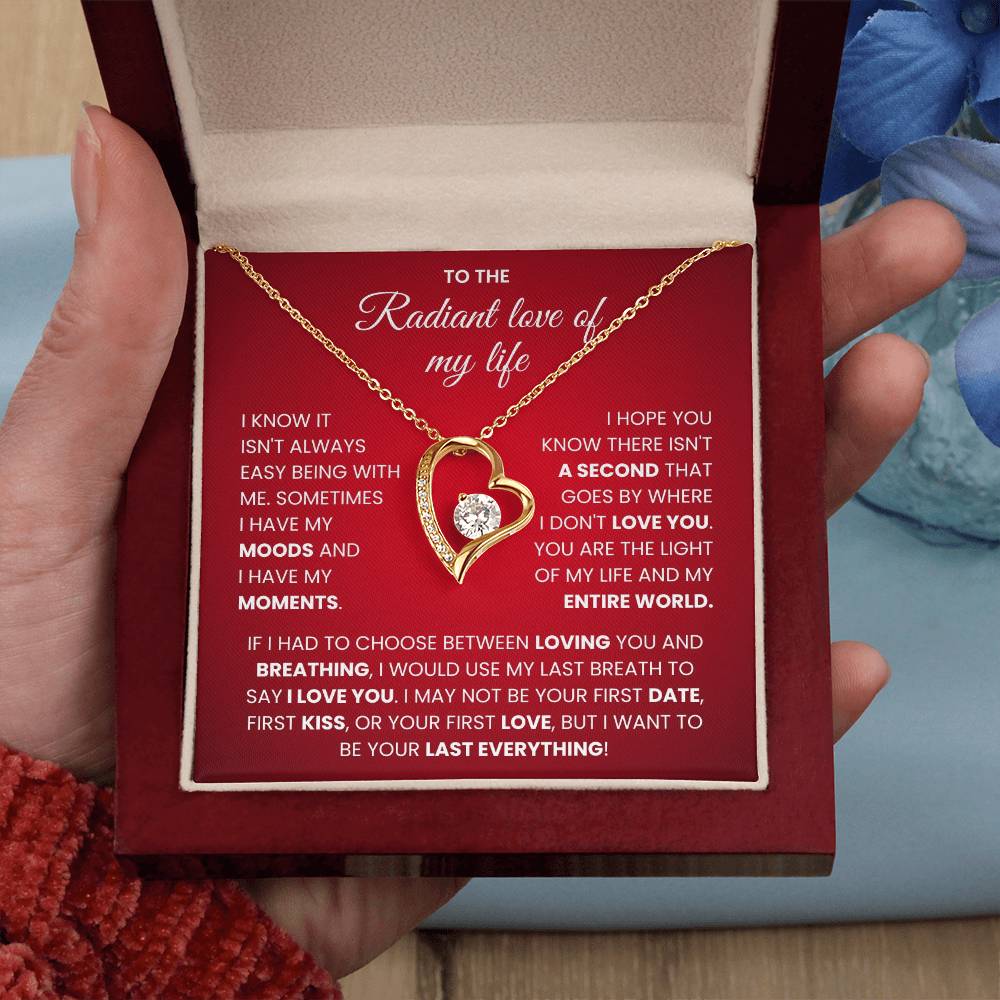 To The Radiant Love Of My Life-Forever Love Necklace - luxoz