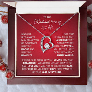 To The Radiant Love Of My Life-Forever Love Necklace - luxoz